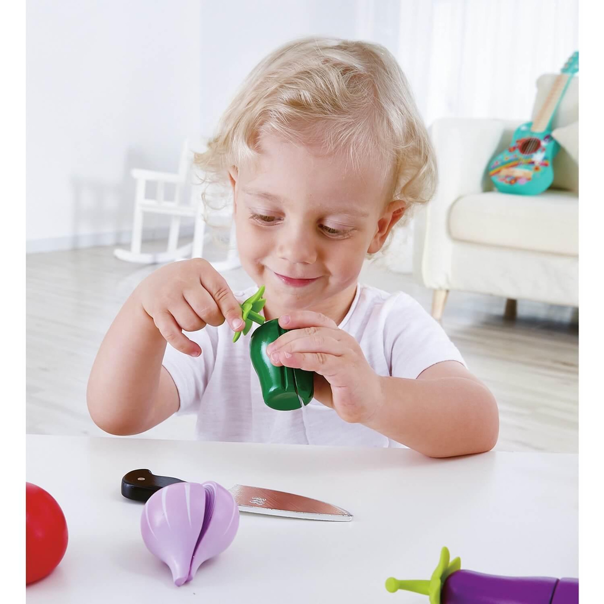 Voir la diapositive 3 : Hape Legumes du jardin en bois a couper