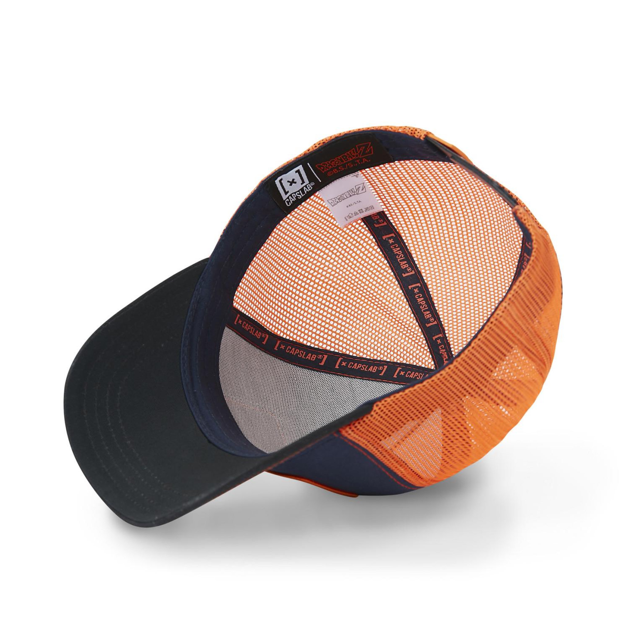 Voir la diapositive 5 : CAPSLAB Casquette homme trucker en canvas de coton Dragon Ball Z Goku