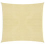 Voir la diapositive 2 : VIDAXL Voile d'ombrage 160 g/m^2 Beige 2,5x2,5 m PEHD