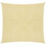 Voir la diapositive 2 : VIDAXL Voile d'ombrage 160 g/m^2 Beige 2,5x2,5 m PEHD