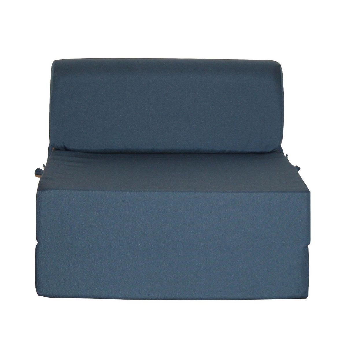 Chauffeuse convertible 1 place en tissu uni CHAPI