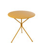 Voir la diapositive 2 : Paris Prix Table de Jardin en Métal  Tripod  72cm Ocre
