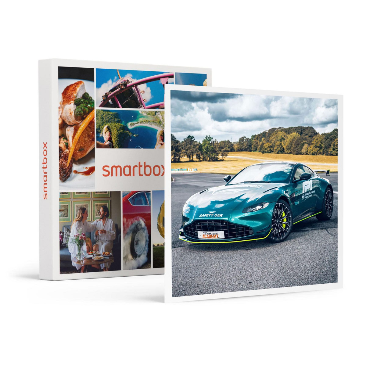 Smartbox Stage pilotage : 2 tours sur le circuit de Fay-de-Bretagne en Aston Martin Vantage F1 - Coffret Cadeau Sport & Aventure