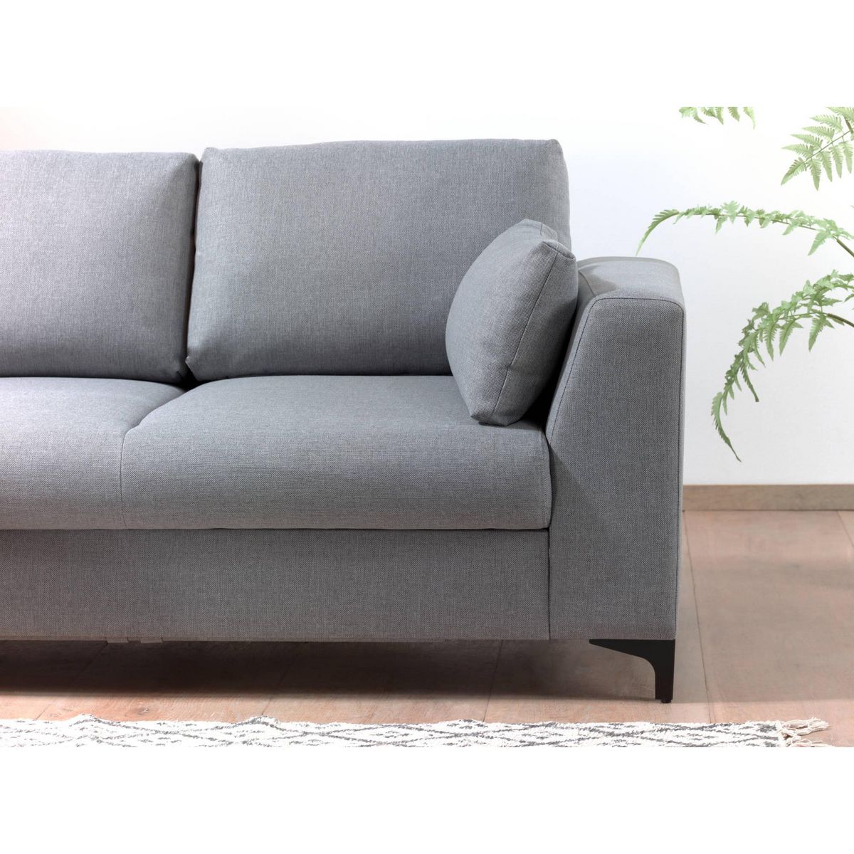 LISA DESIGN Tala - canapé d'angle gauche - convertible - 5 places - en tissu