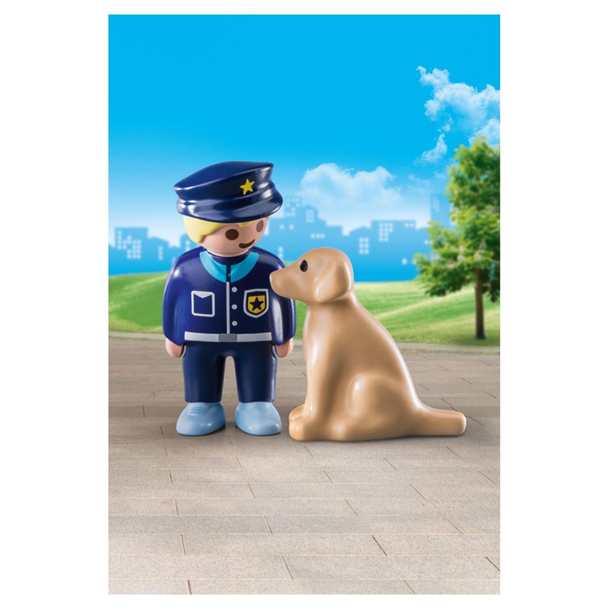 PLAYMOBIL 70408 - 1.2.3 - Policier avec chien