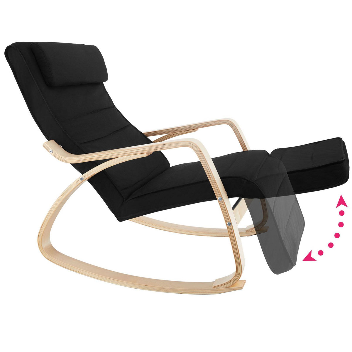 tectake Fauteuil à bascule Onda