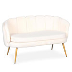 Paris Prix Canapé 2 Places en Bouclette  Dabren  138cm Beige