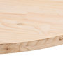 Voir la diapositive 5 : VIDAXL Dessus de table 60x30x2,5 cm bois de pin massif ovale