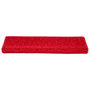 Voir la diapositive 3 : VIDAXL Tapis d'escalier 20 pcs 65x21x4 cm rouge