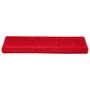 Voir la diapositive 3 : VIDAXL Tapis d'escalier 20 pcs 65x21x4 cm rouge