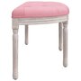 Voir la diapositive 4 : VIDAXL Banc Rose 110,5x45x49 cm Velours