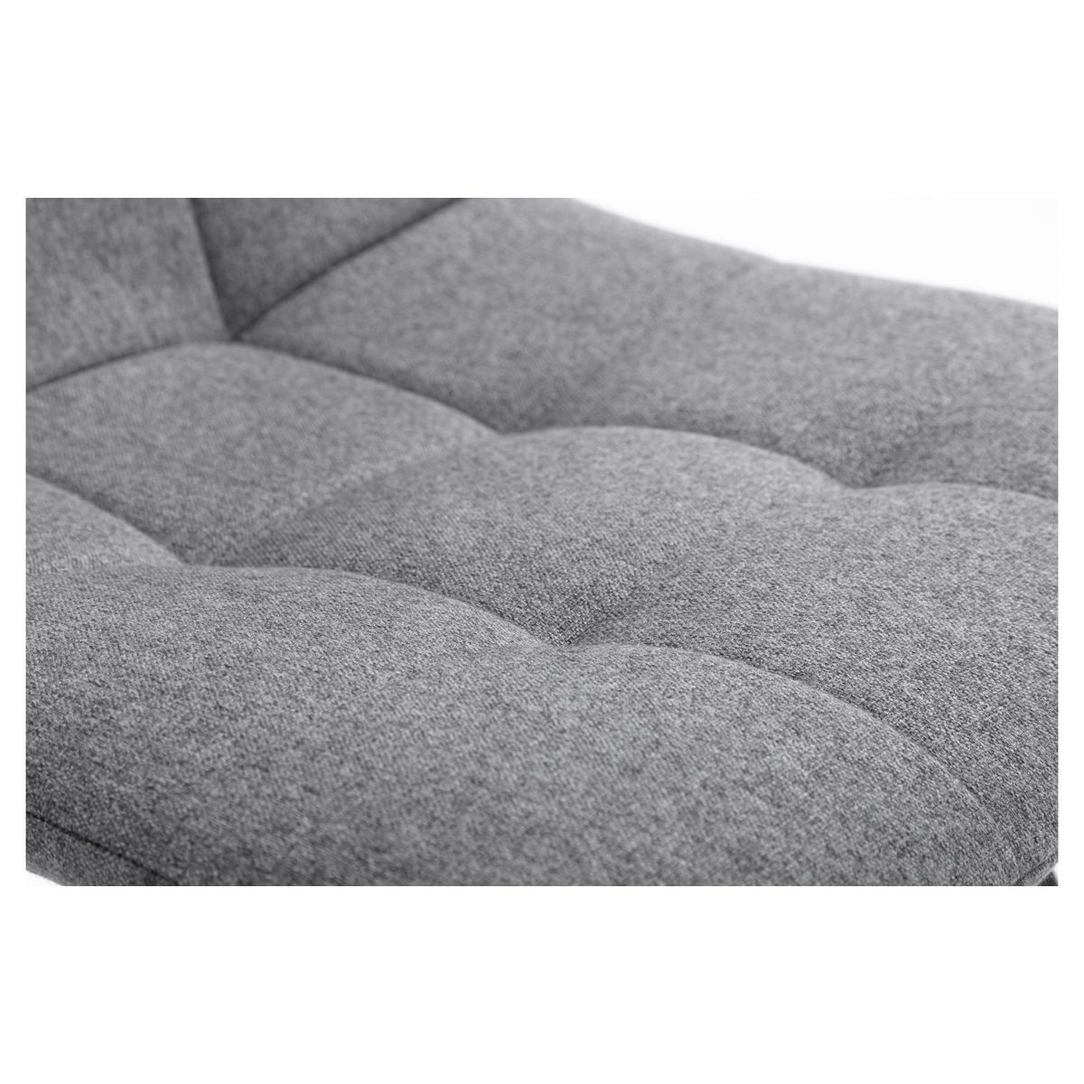 Lot de 2 chaises pieds métal noir CHLOE