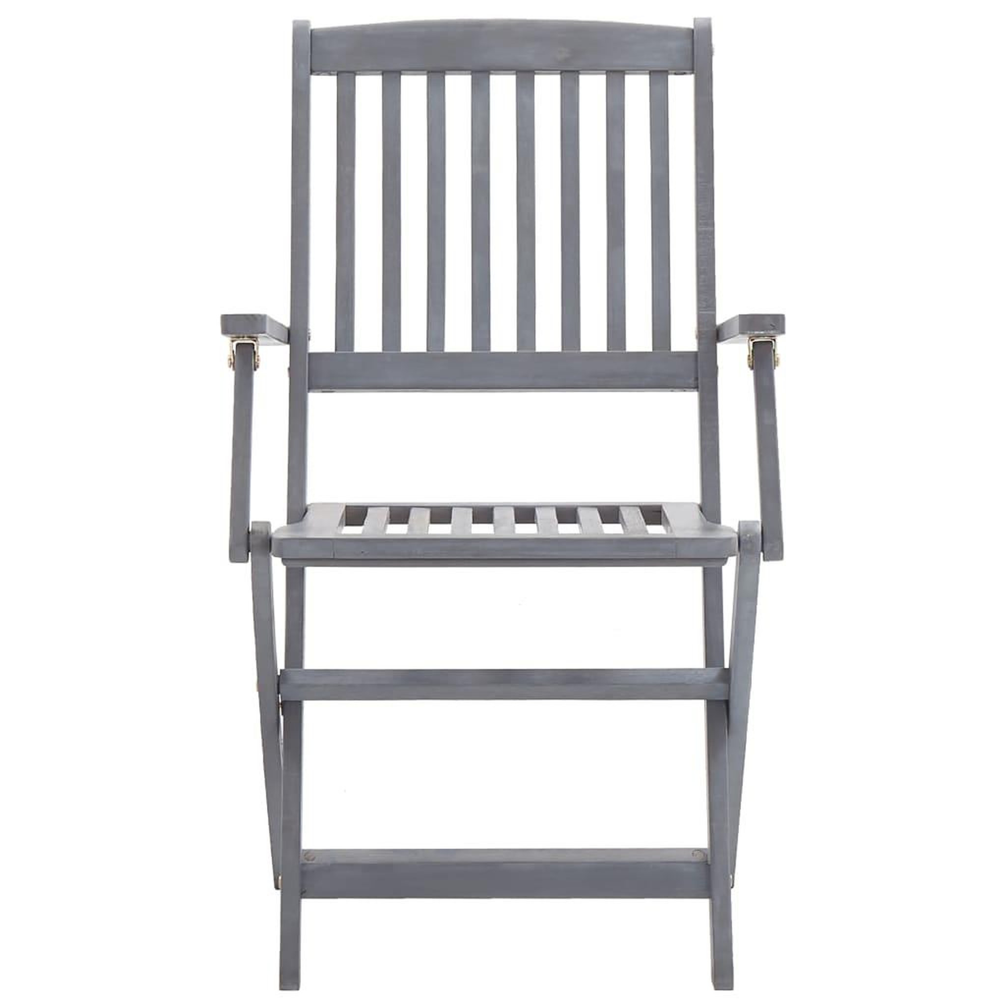 Voir la diapositive 5 : VIDAXL Chaises pliables d'exterieur lot de 6 et coussins Bois d'acacia