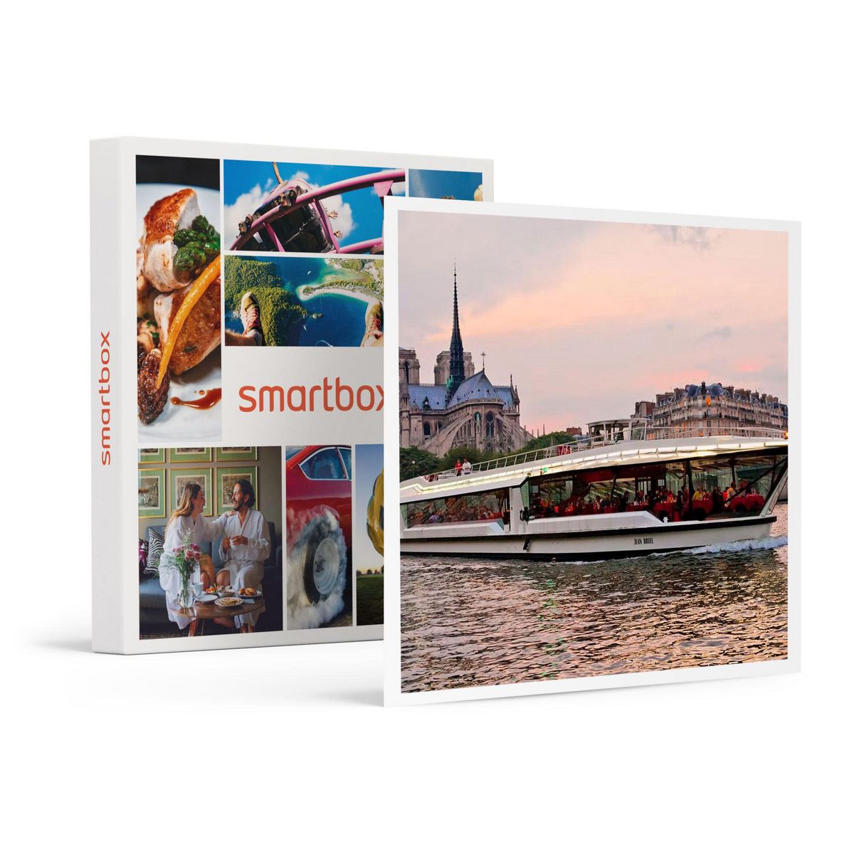 Smartbox Découverte de Paris lors d'un dîner croisière Excellence sur la Seine pour 1 adulte - Coffret Cadeau Gastronomie