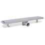 Voir la diapositive 4 : VIDAXL Drain de douche lineaire 630x140 mm acier inoxydable