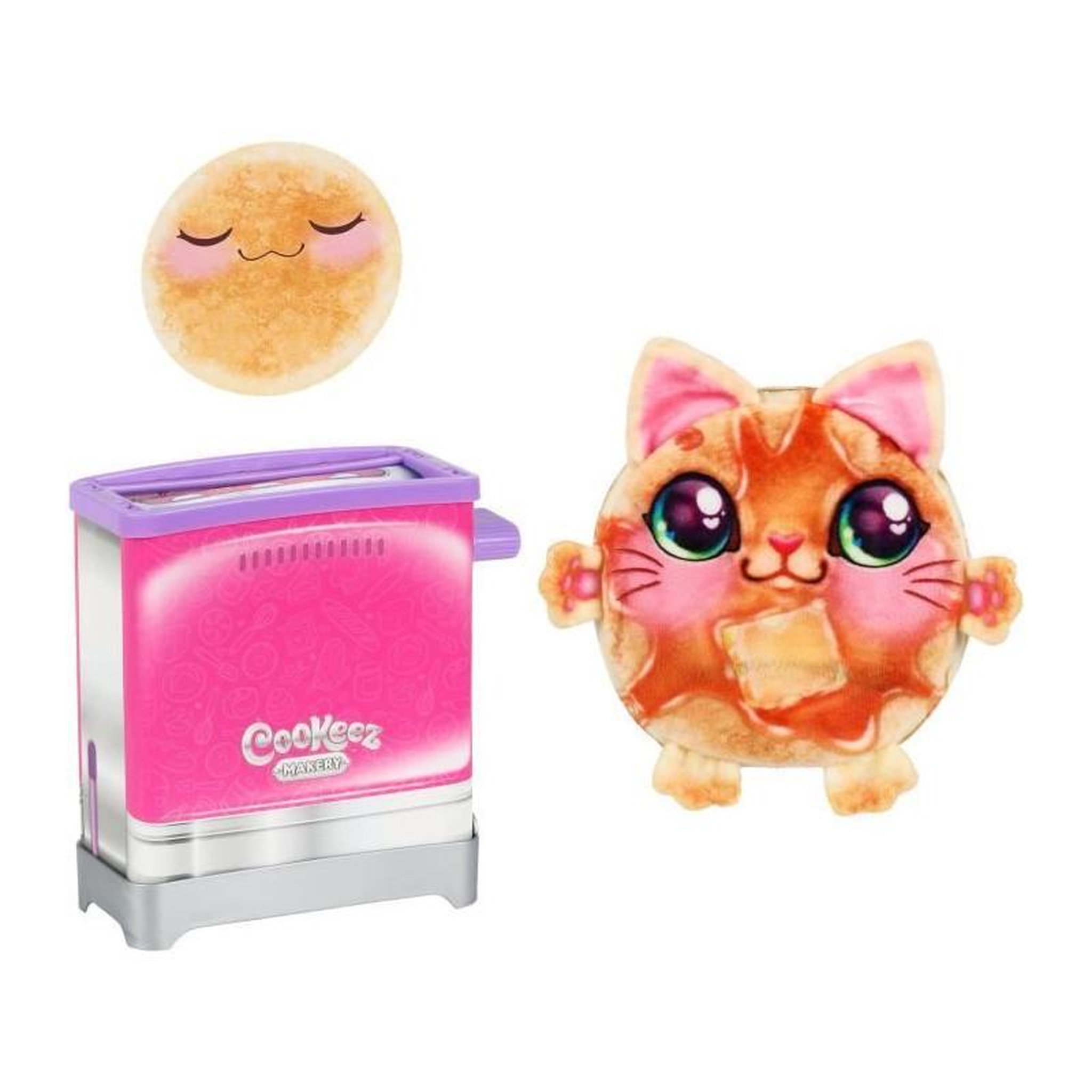 Voir la diapositive 6 : MOOSE TOYS Toasty - MOOSE TOYS - COOKEEZ MAKERY - Peluche parfumée en forme de toast, grille-pain interactif