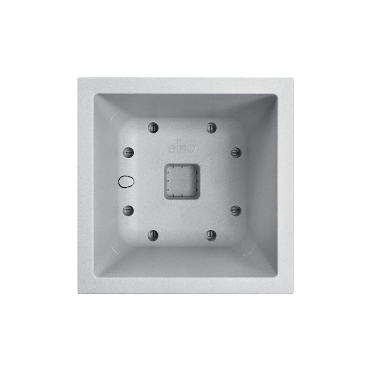 ELHO Jardinière carré en plastique 30 x 30 cm Elho Vivo Next Square ciment clair