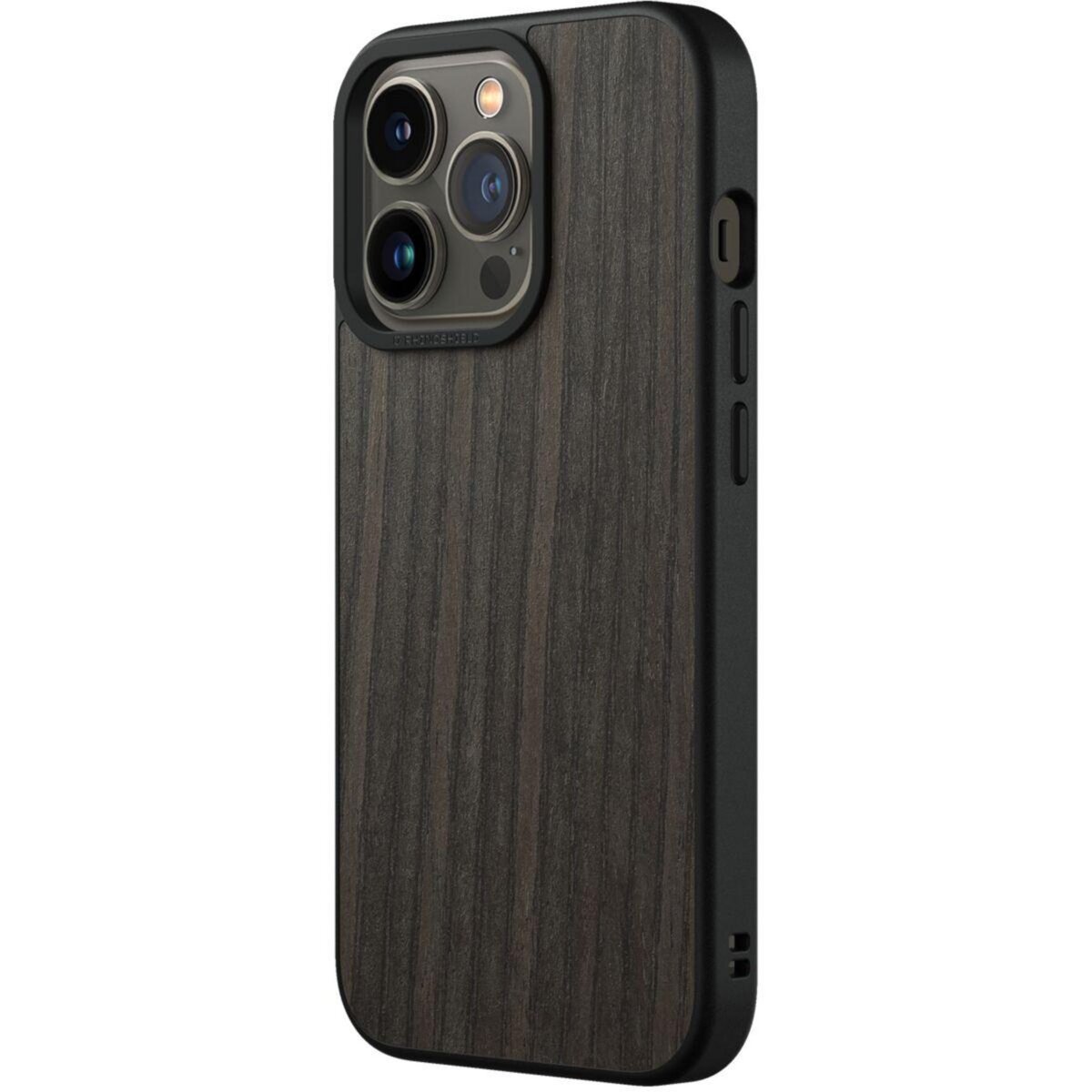 RHINOSHIELD Coque iPhone 13 Pro SolidSuit bois noir pas cher 