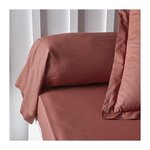 Today Taie de traversin TODAY Essential - 45 x 185 cm - 100% Coton uni - Terracotta