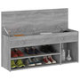 Voir la diapositive 3 : VIDAXL Banc a chaussures Sonoma gris 105x30x45 cm Bois d'ingenierie