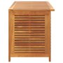Voir la diapositive 6 : VIDAXL Boîte de rangement de jardin persiennes 113x50x56cm bois acacia