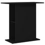 Voir la diapositive 2 : VIDAXL Support pour aquarium noir 75x36x72,5 cm bois d ingénierie