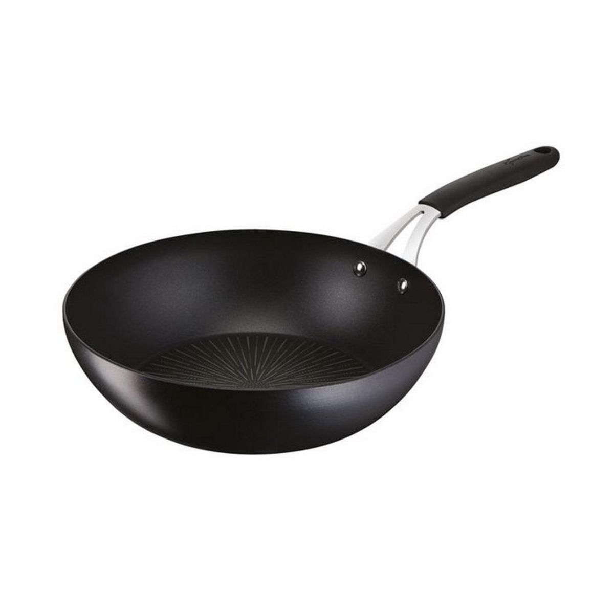 Lagostina Poêle wok aluminium 28cm noir - 012165041828