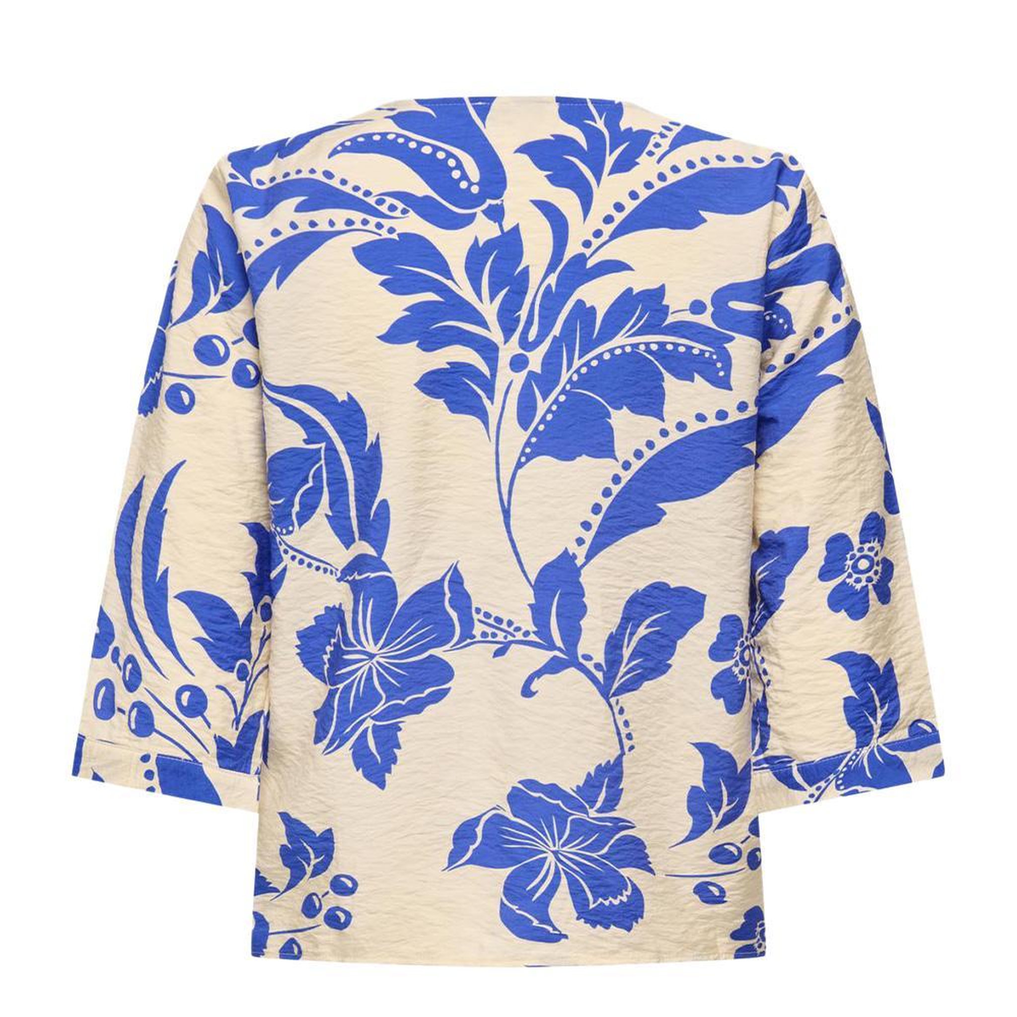 Voir la diapositive 2 : JACQUELINE DE YONG Blouse Beige/Bleu Femme JDY Troya