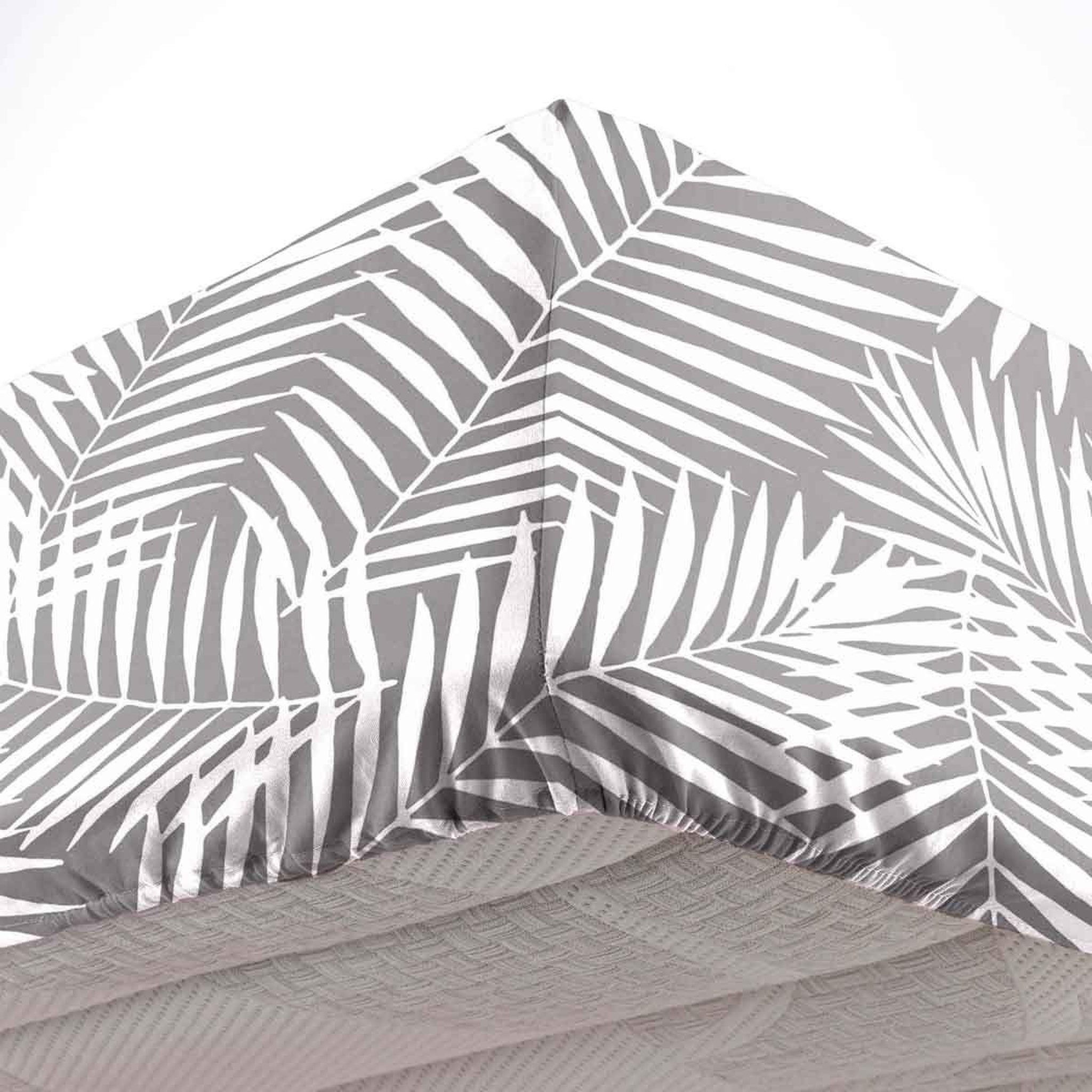 Douceur d'Intérieur Drap housse en coton  botania  90x190cm gris