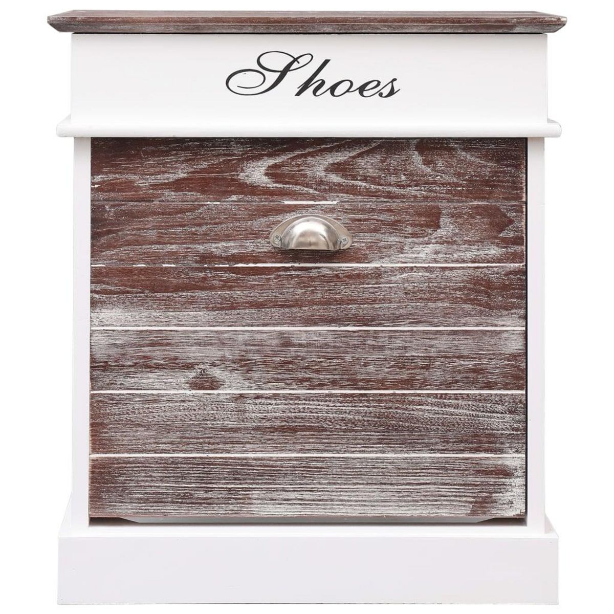 VIDAXL Armoire a chaussures Marron 50 x 28 x 58 cm Bois de Paulownia