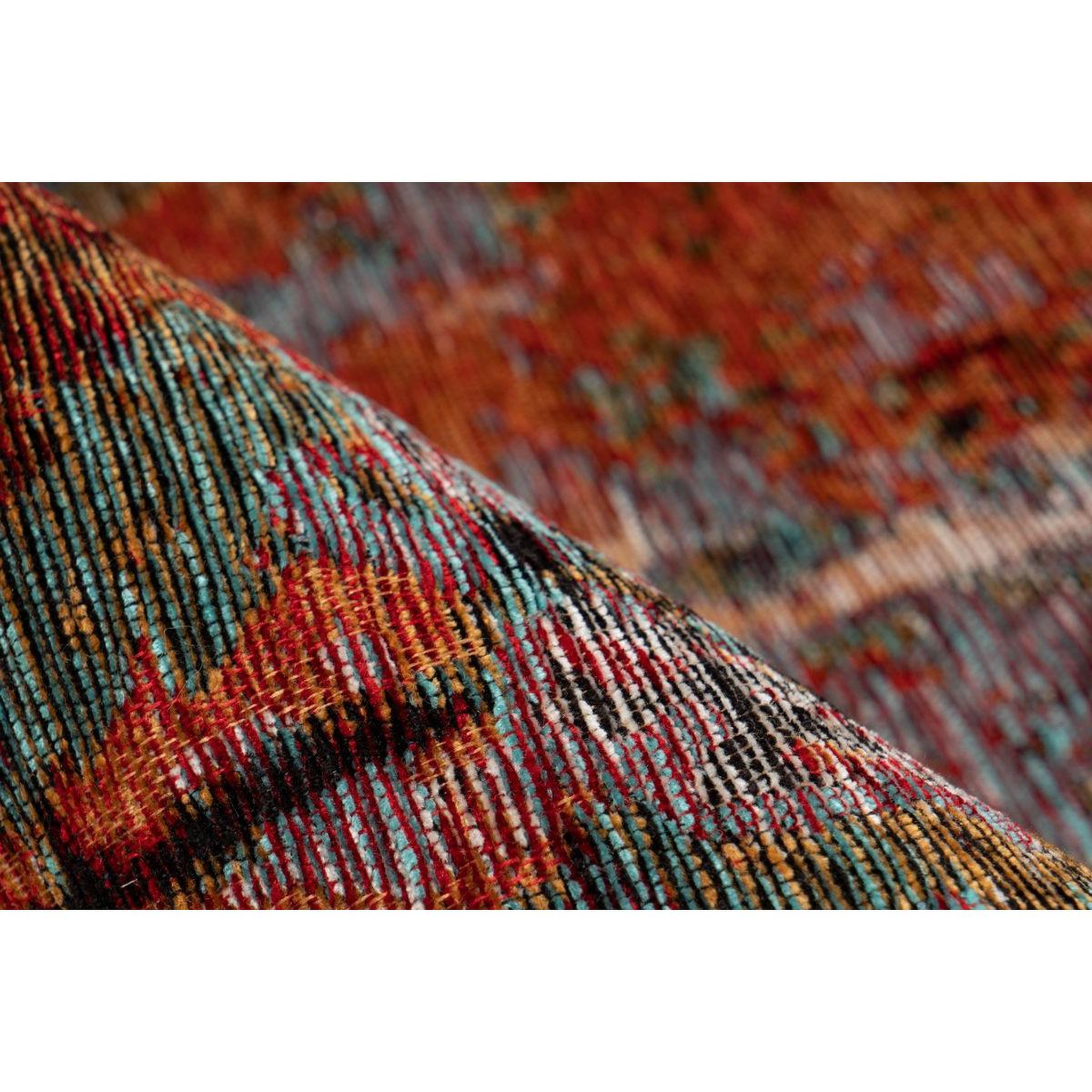 Voir la diapositive 3 : Paris Prix Tapis Tissé Imprimé à Motifs  Primavera  Multicolore