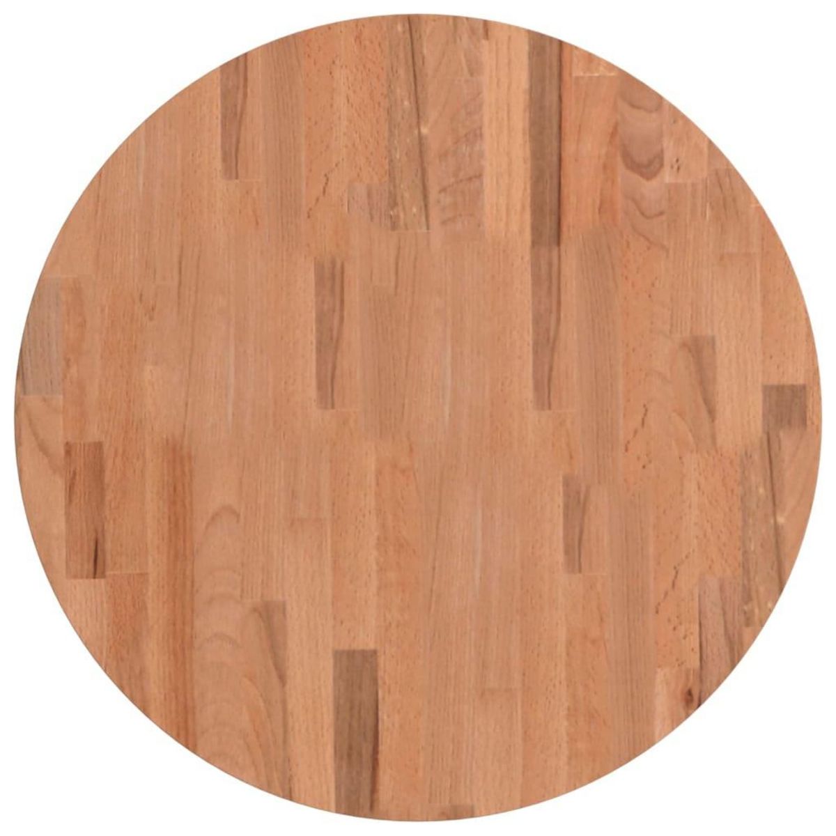 VIDAXL Dessus de table Ø60x2,5 cm rond bois massif de hetre
