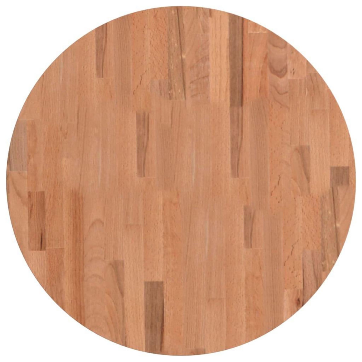 VIDAXL Dessus de table Ø60x2,5 cm rond bois massif de hetre