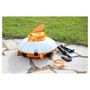 Voir la diapositive 4 : BESTWAY Robot aspirateur autonome de piscine Frisbee orange 