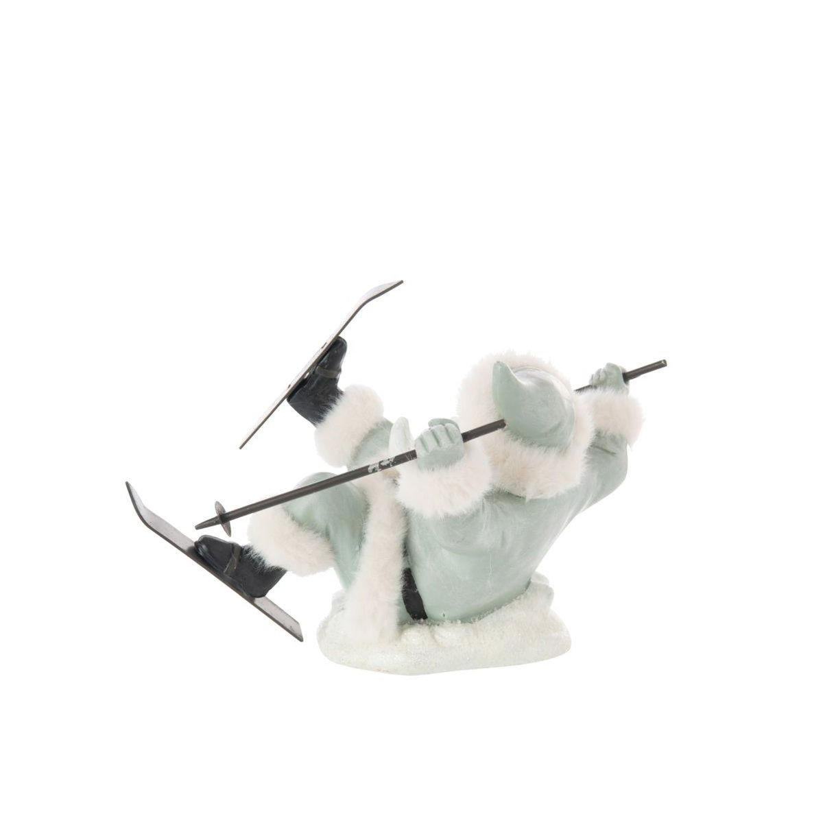 Paris Prix Père-Noël Déco  Chute de Ski  23cm Bleu Gris