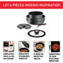 Voir la diapositive 3 : TEFAL Batterie de cuisine Ingenio Inspiration Cocotte Fonte 5pcs