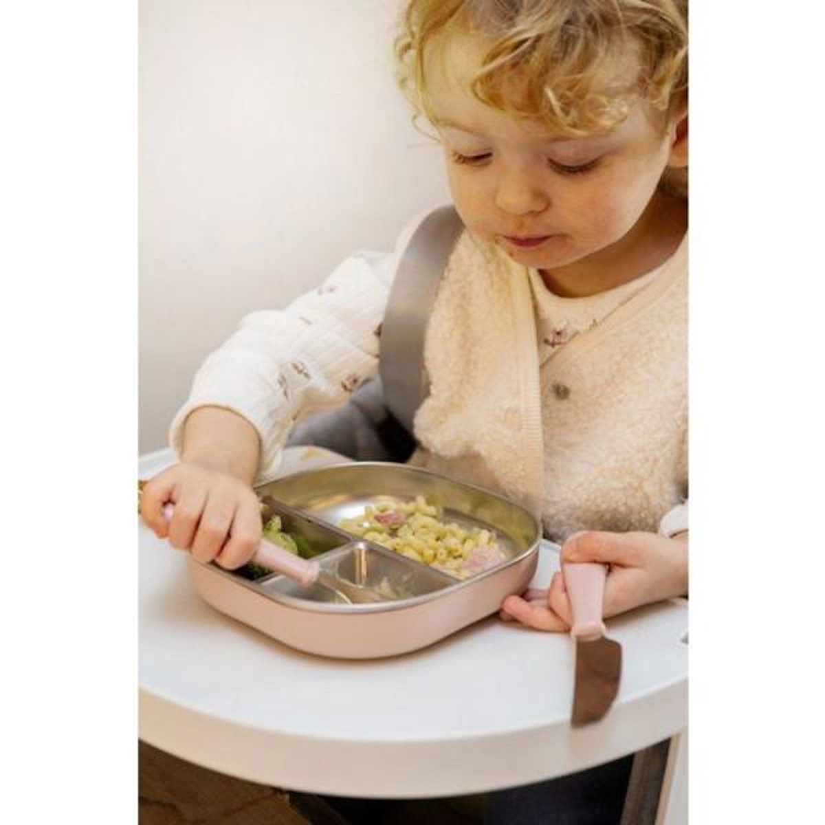 MARKET24 Set 3 couverts - BEABA - Inox - Barbe a papa