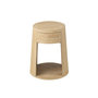 Voir la diapositive 3 : Paris Prix Table d'Appoint en Bois  Drawn  50cm Naturel