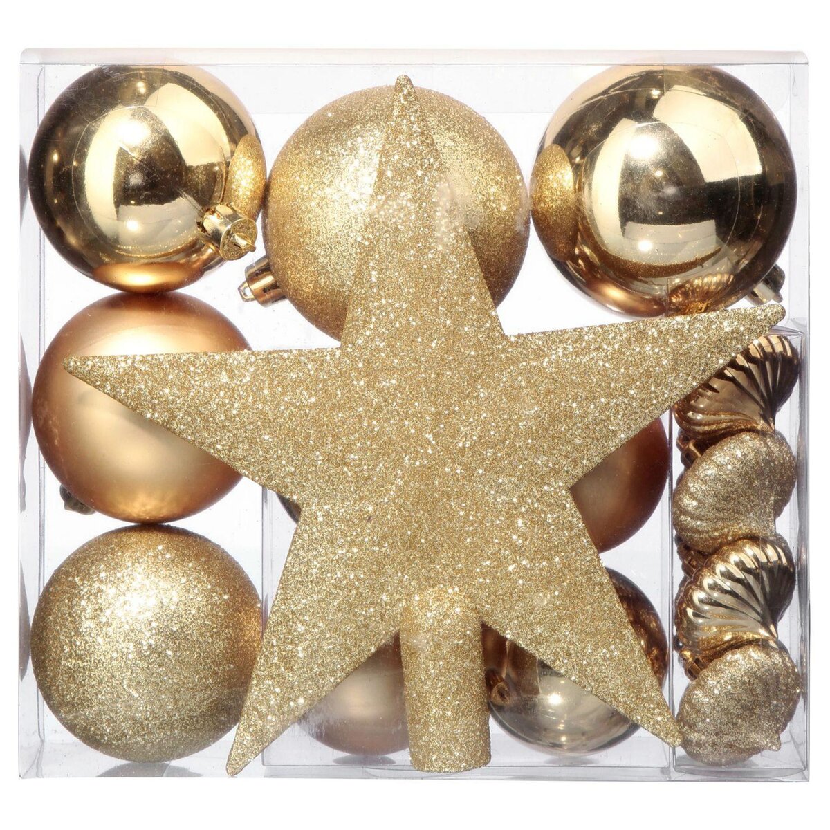 FEERIC LIGHT & CHRISTMAS Kit de décorations pour sapin de noël - 18 Pièces