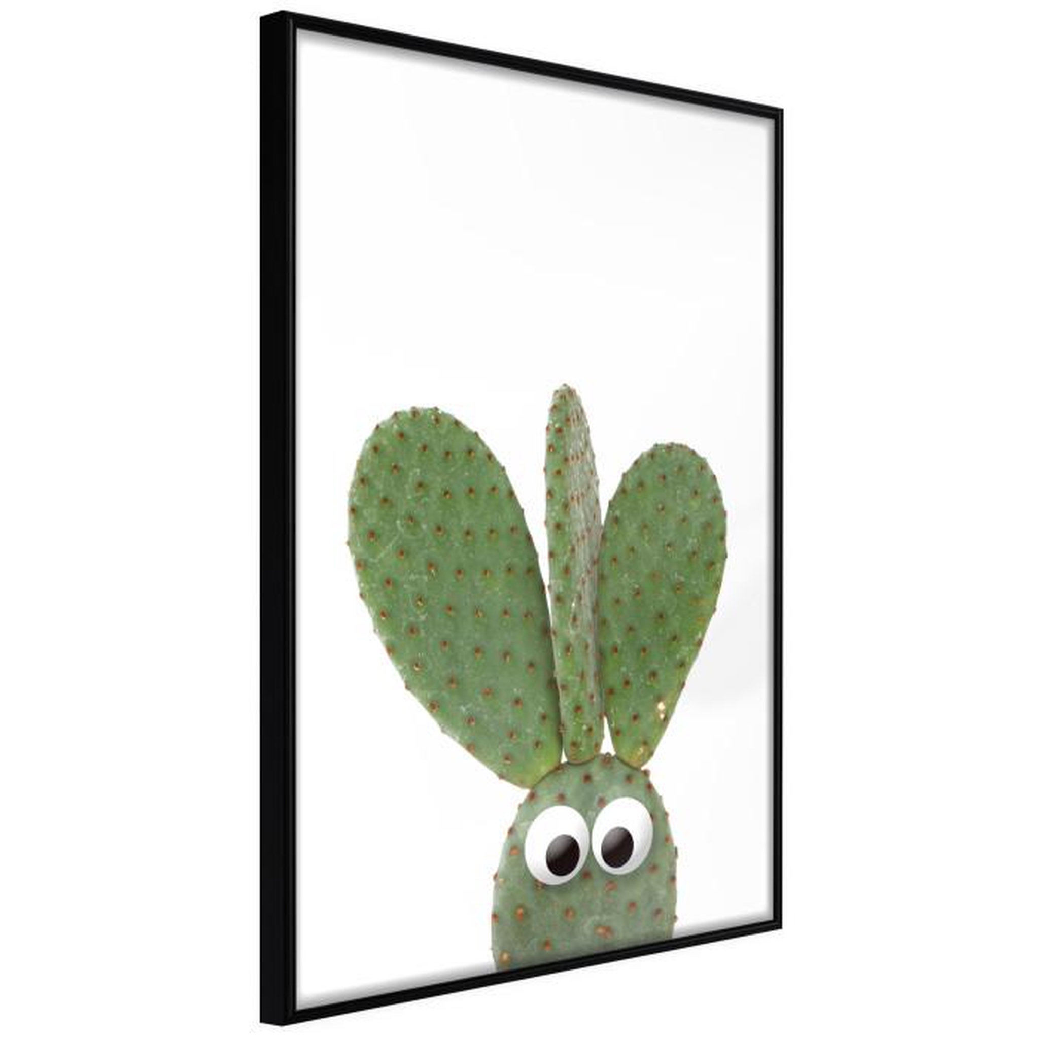 Paris Prix Affiche Murale Encadrée  Funny Cactus III. Coloris disponibles : Noir, Jaune