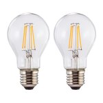 XAVAX Ampoule LED E27 6.5W CLA x2
