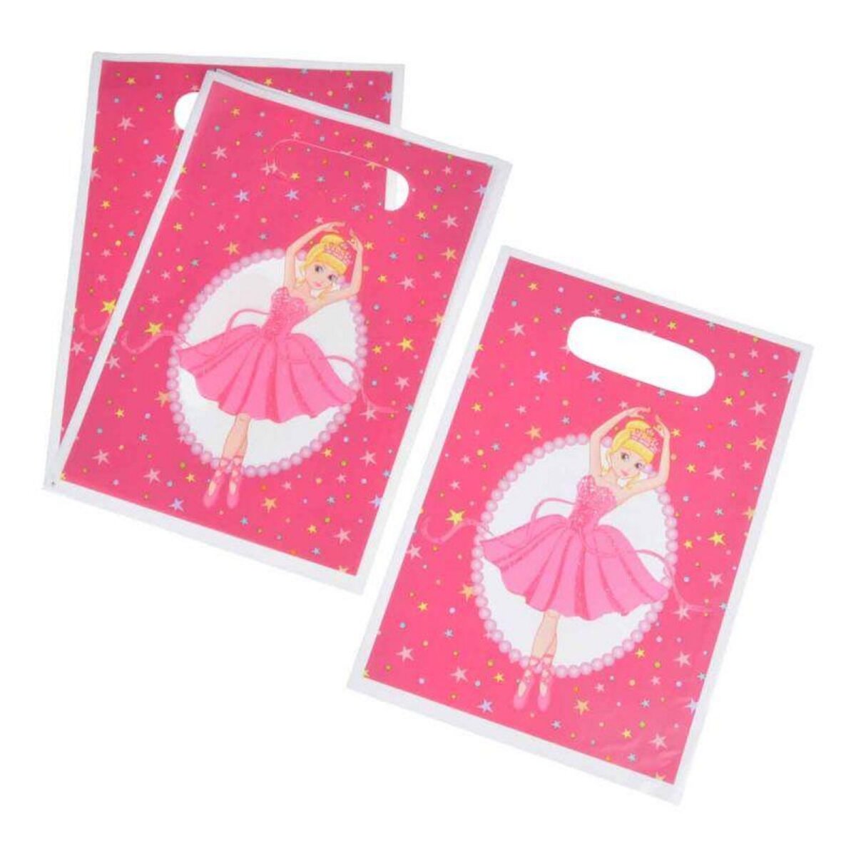 Paris Prix Lot de 6 Sacs à Bonbons Ballerina 23cm Rose pas cher Auchan.fr