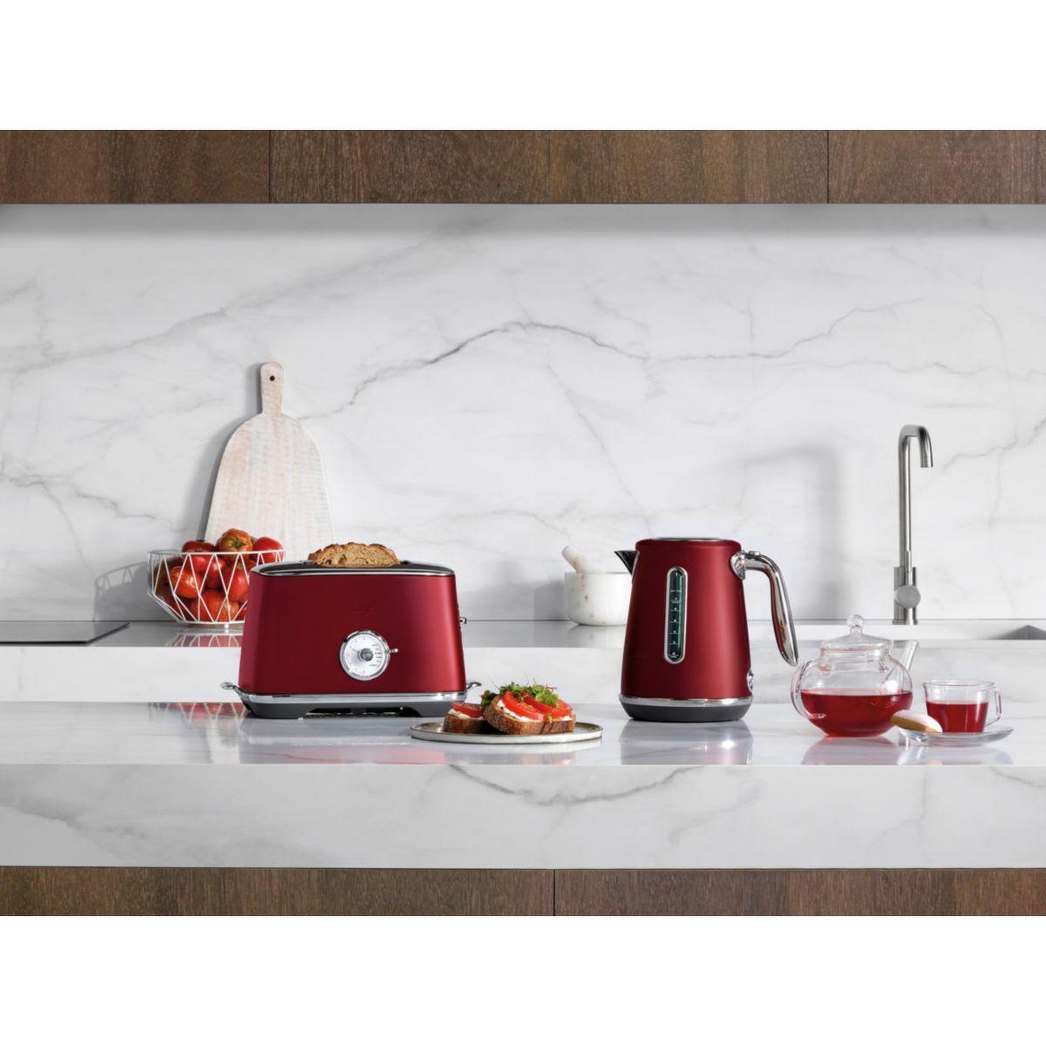 Voir la diapositive 3 : SAGE APPLIANCES Bouilloire the soft top luxe (rouge)