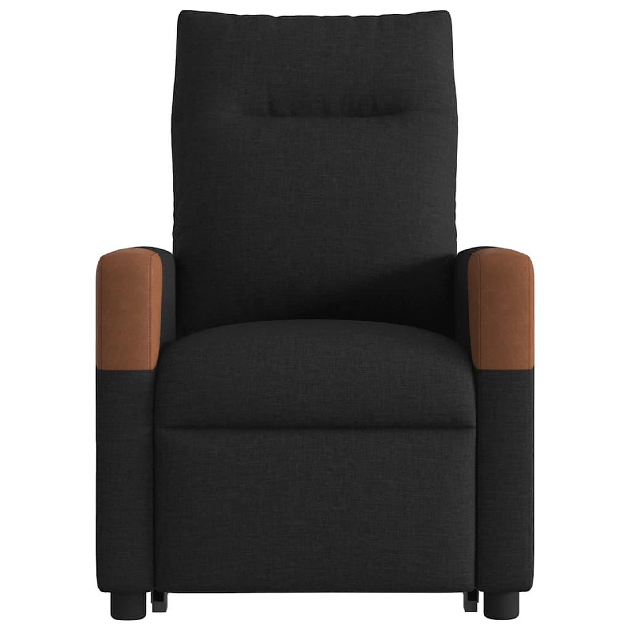 Voir la diapositive 5 : VIDAXL Fauteuil inclinable de massage electrique Noir Tissu