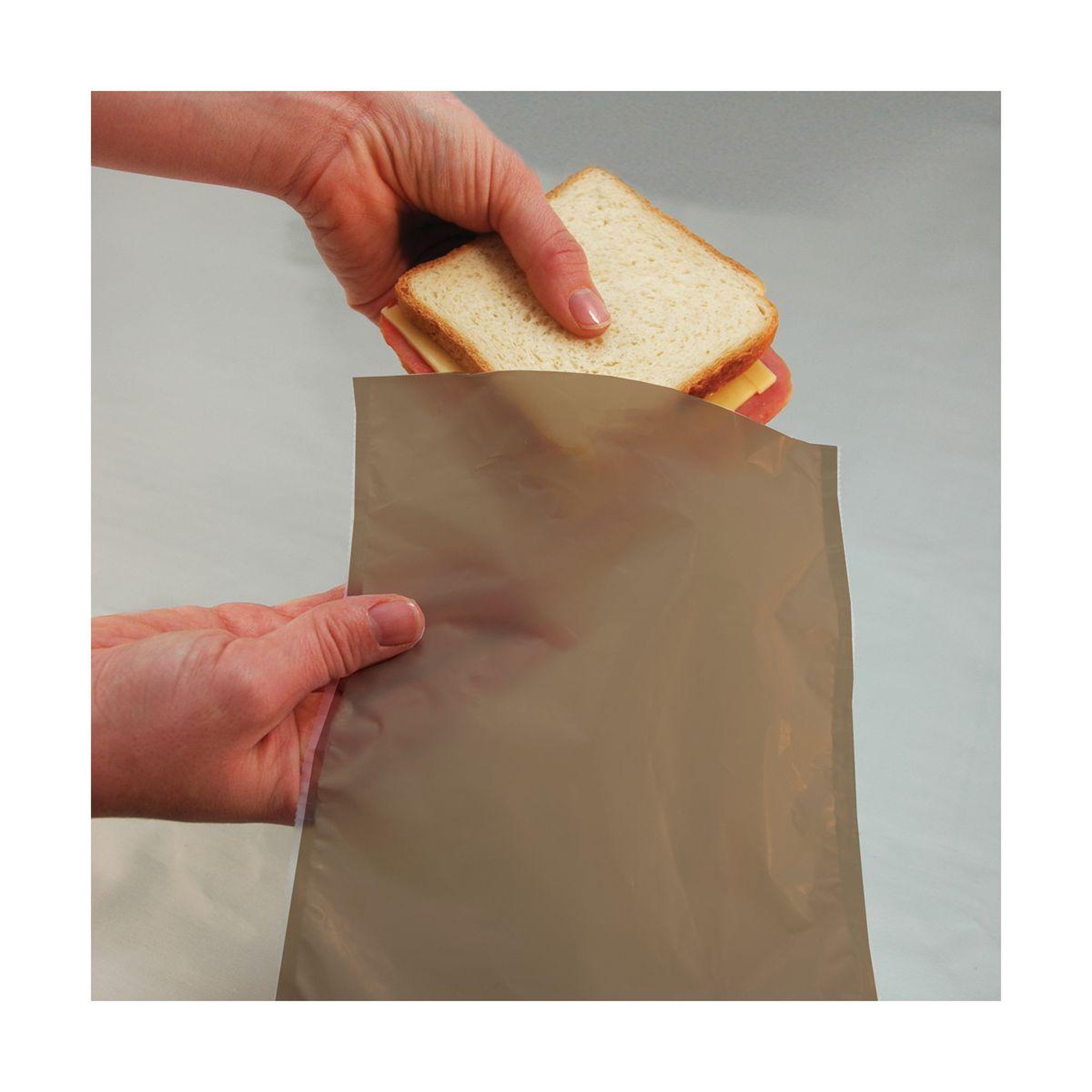 Voir la diapositive 2 : NOSTIK Papier 2 set toastbags pour grille pain