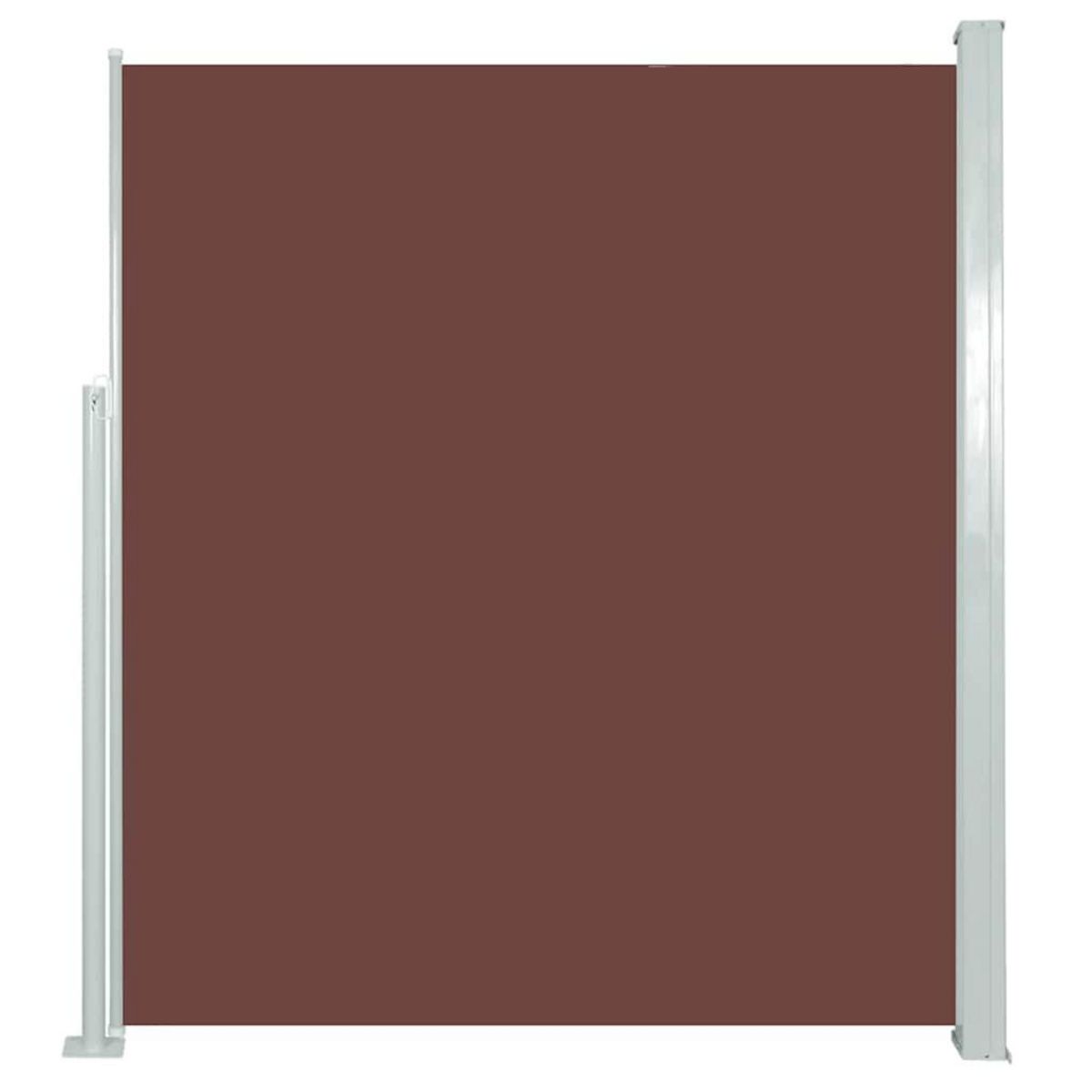 VIDAXL Auvent lateral retractable 160 x 500 cm Marron