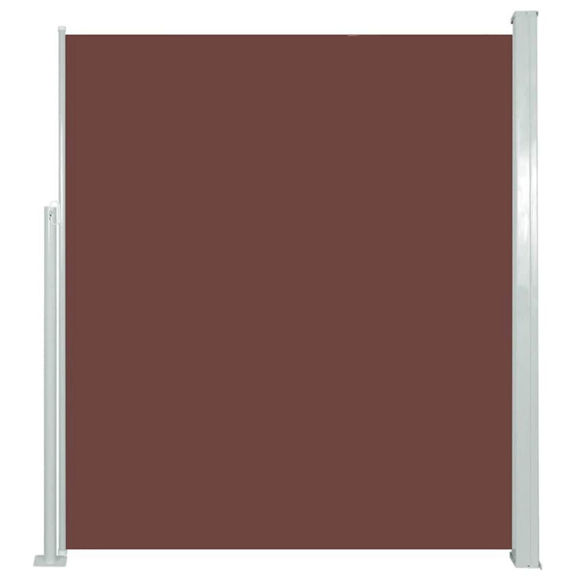 VIDAXL Auvent lateral retractable 160 x 500 cm Marron