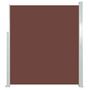 Voir la diapositive 2 : VIDAXL Auvent lateral retractable 160 x 500 cm Marron