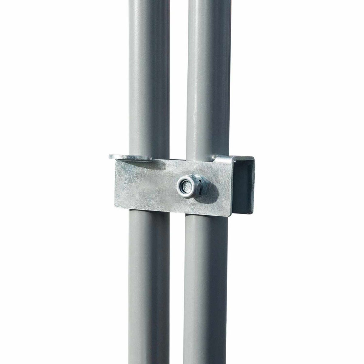 ID MARKET Enclos poulailler 9 m² parc grillagé 3x3 M acier galvanisé