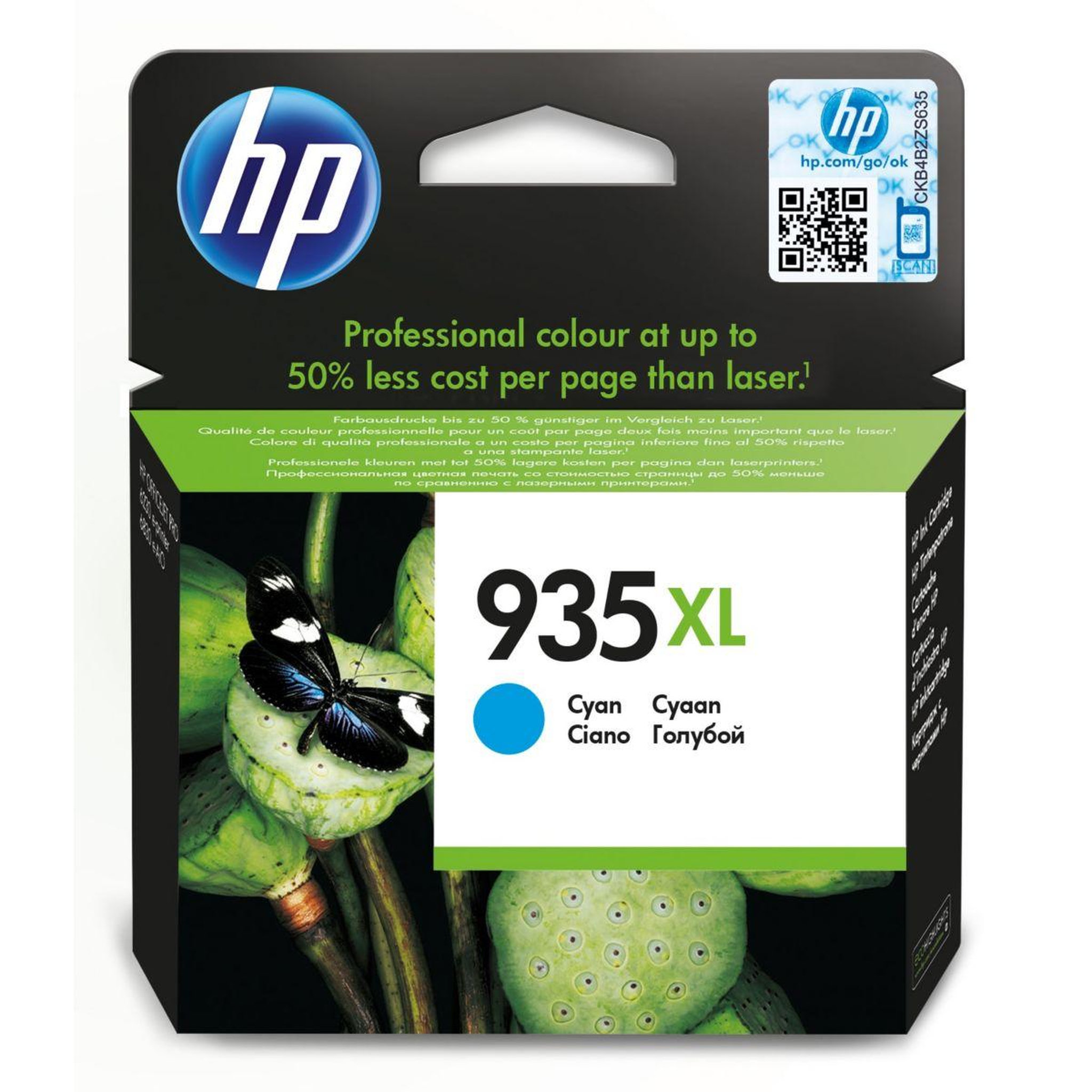 HP Cartouche d'encre n°935xl cyan